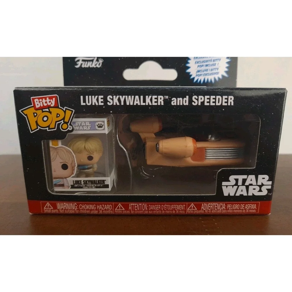 Funko: Bitty Pop Star Wars - Luke Skywalker‎ and Speeder (exclusive)